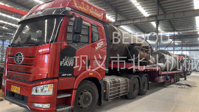 大型连续式稻壳花季APP下载安装装车即将发往江西地区